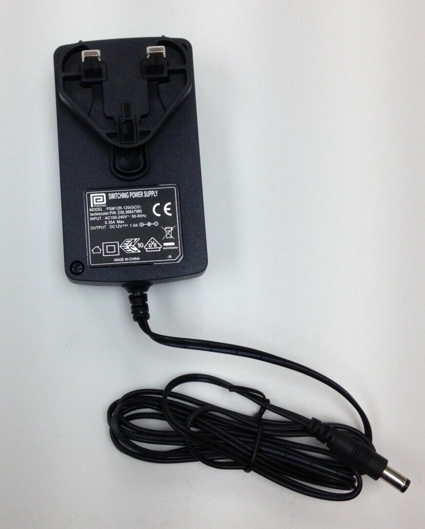 New 12VDC 1.0A PHIHONG PSM12R-120(GCD) DSL36847980 PHIHONG POWER SUPPLY AC ADAPTER